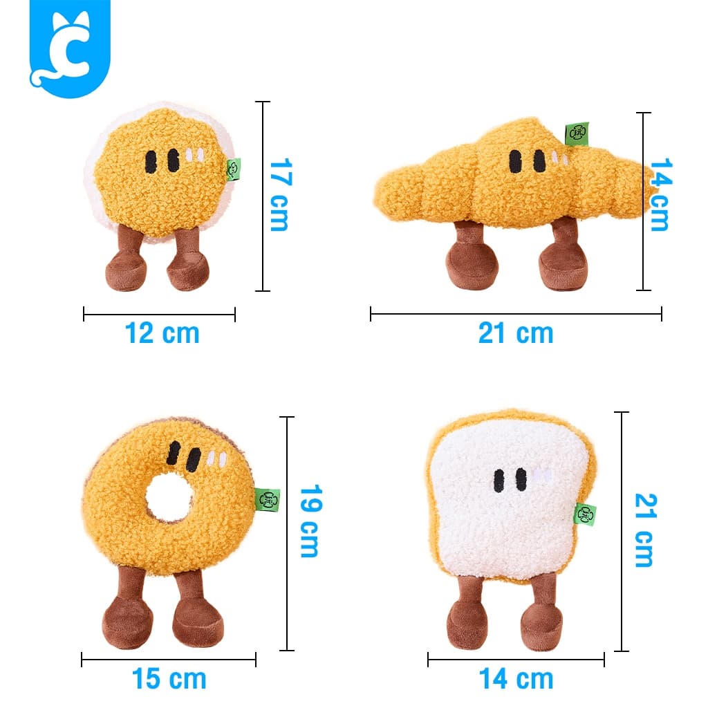Kimpets ของเล่นสุนัข มีเสียงถุงพลาสติก ตุ๊กตาหมา ของเล่นหมา Dog Toy CleverPet รูปที่ 6