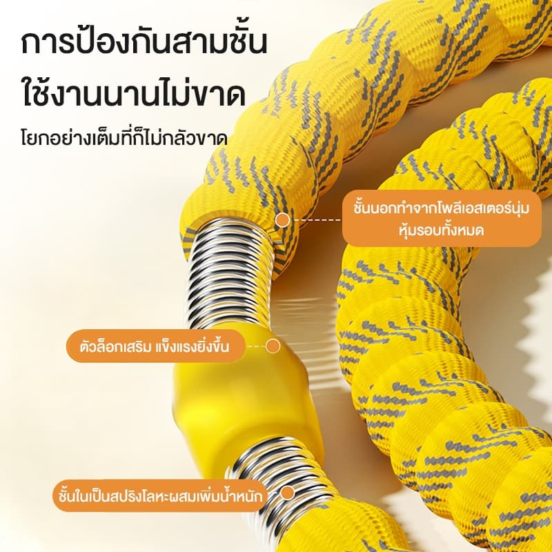 Dobetters ฮูล่าฮูป น้ำหนักเบา1.5KG ออกกำลังกายกล้ามเนื้อทั่วร่างกาย กระชับเอวและหน้าท้อง เบิร์นไขมัน รูปที่ 6