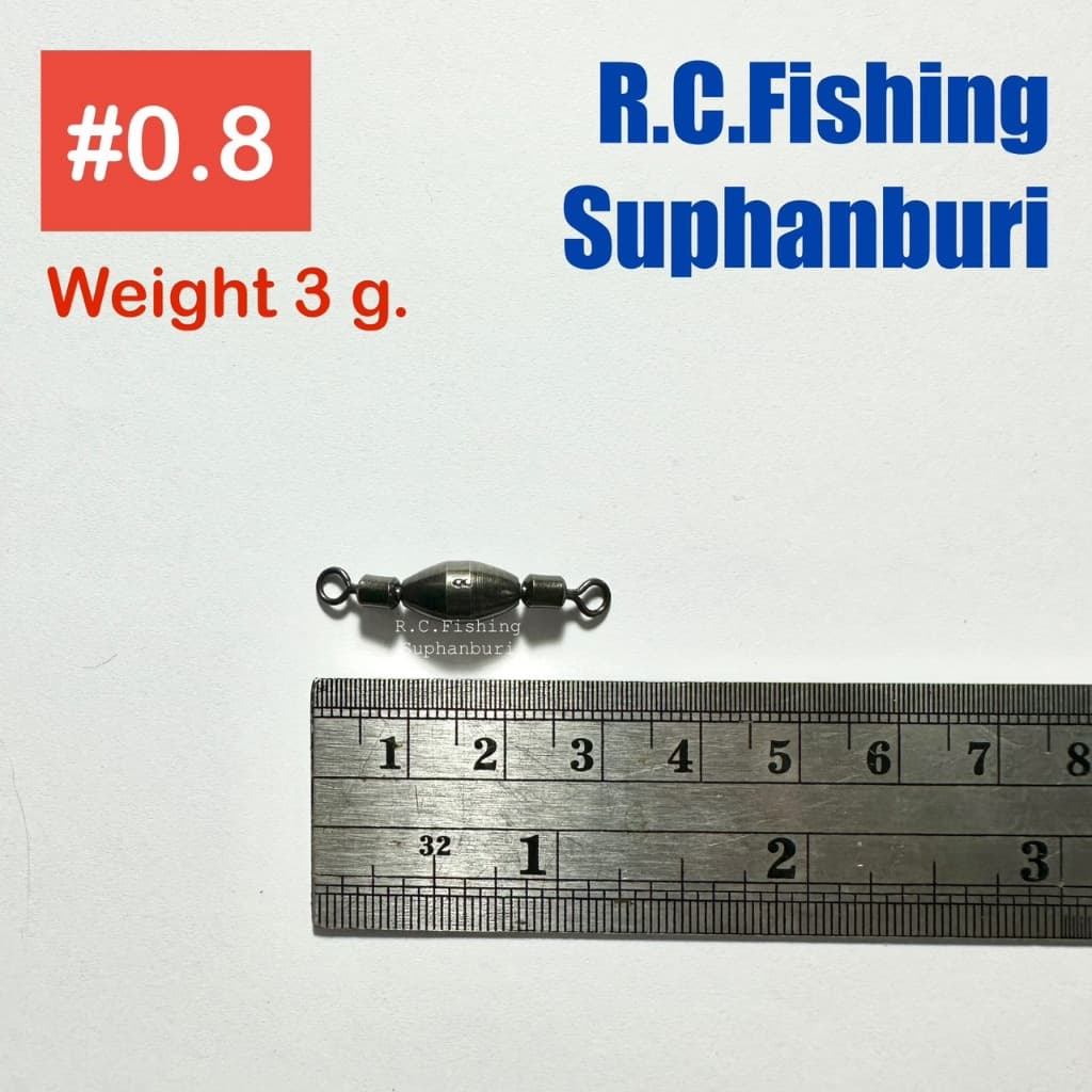 ทองเหลือง แคโลไรน่า Carolina rig Brass Egg Swivel Sinker รูปที่ 2
