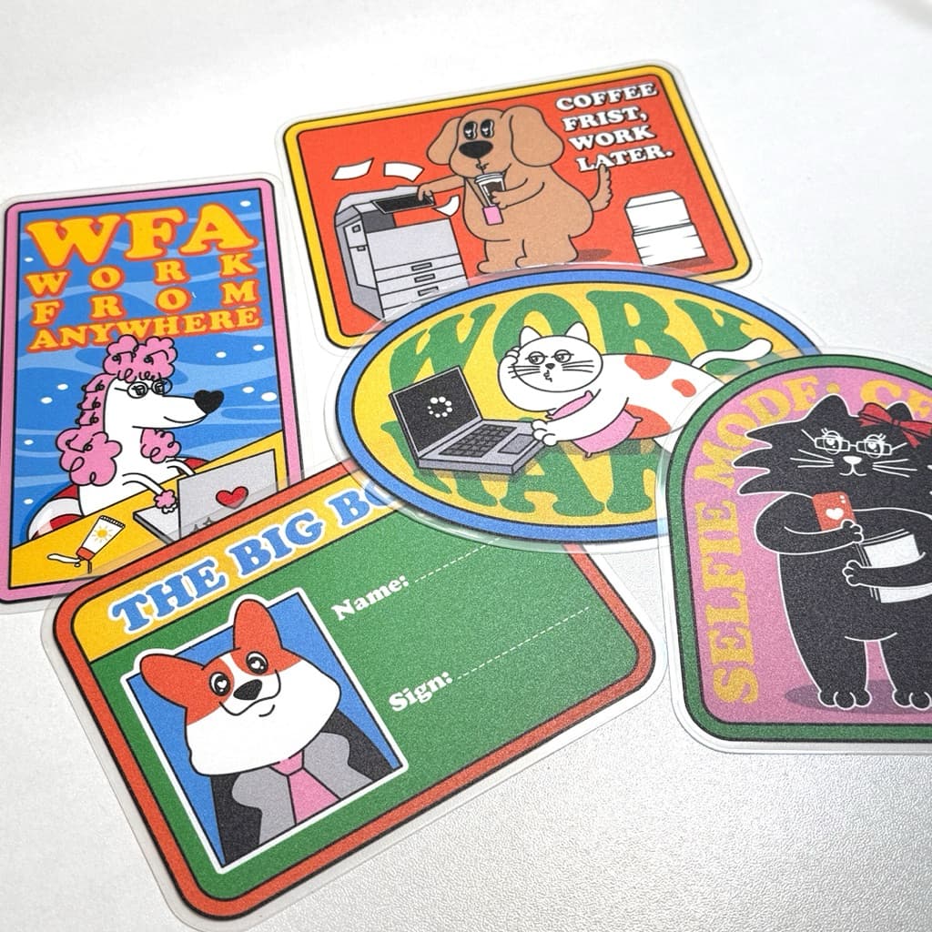 Work life balance - Jumbo sticker รูปที่ 2