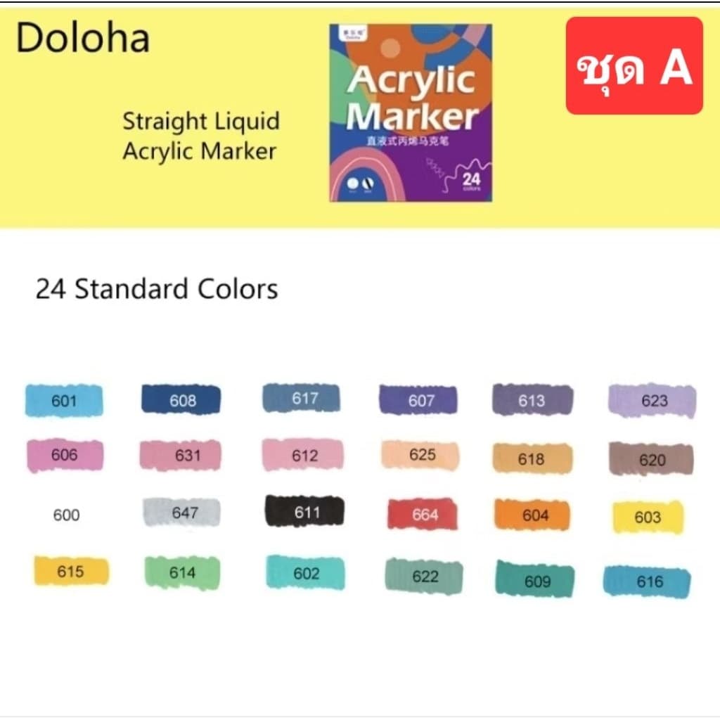 ปากกามาร์คเกอร์ DOLOHA: Acrylic Market รูปที่ 4