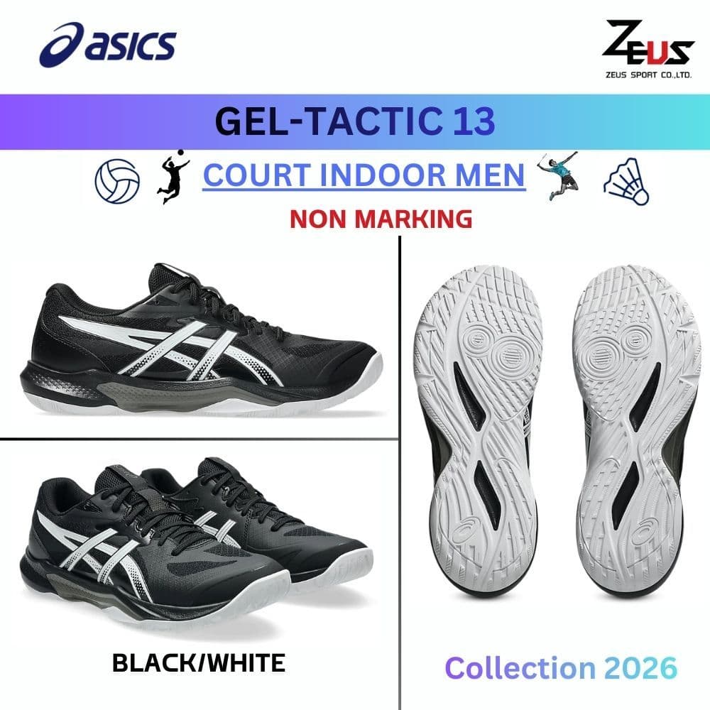 ASICS รองเท้ากีฬา แบดมินตัน วอลเลย์บอล ค่ะ Non Marking สามารถเข้าได้ทุกสนาม รูปที่ 1