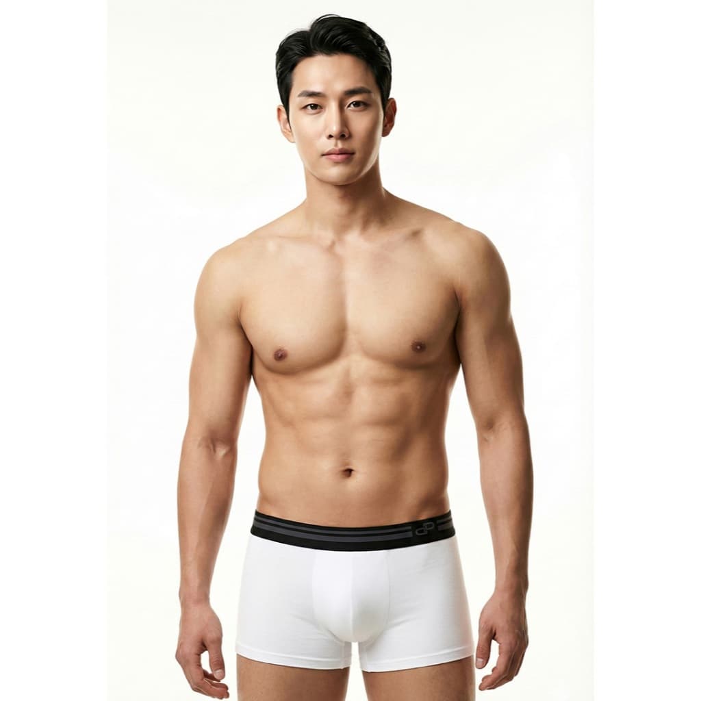 DAPPER แพ็ค 3 ชิ้น กางเกงชั้นในชาย Pure Essential ทรง Trunks รูปที่ 3