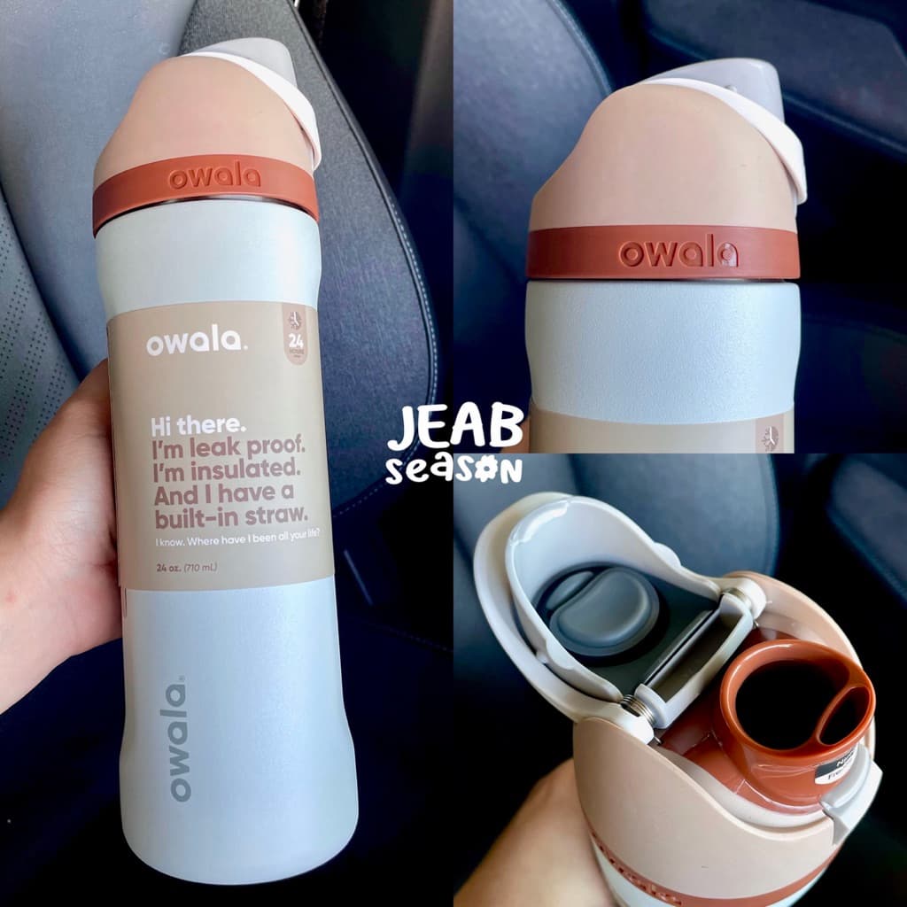โอวาล่า ตระกร้านี้ ส่งด่วนได้ | Owala FreeSip อเมริกา 100% กระบอกน้ำ ขวดน้ำ Owala รูปที่ 6