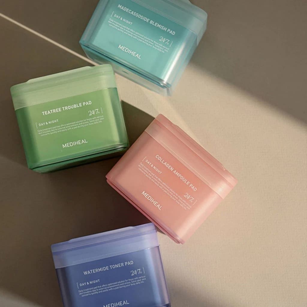Mediheal Toner Pads - Collagen Firming, Madecassoside Blemish, Teatree Acne, Vitamide Brightening, Retinol รูปที่ 6