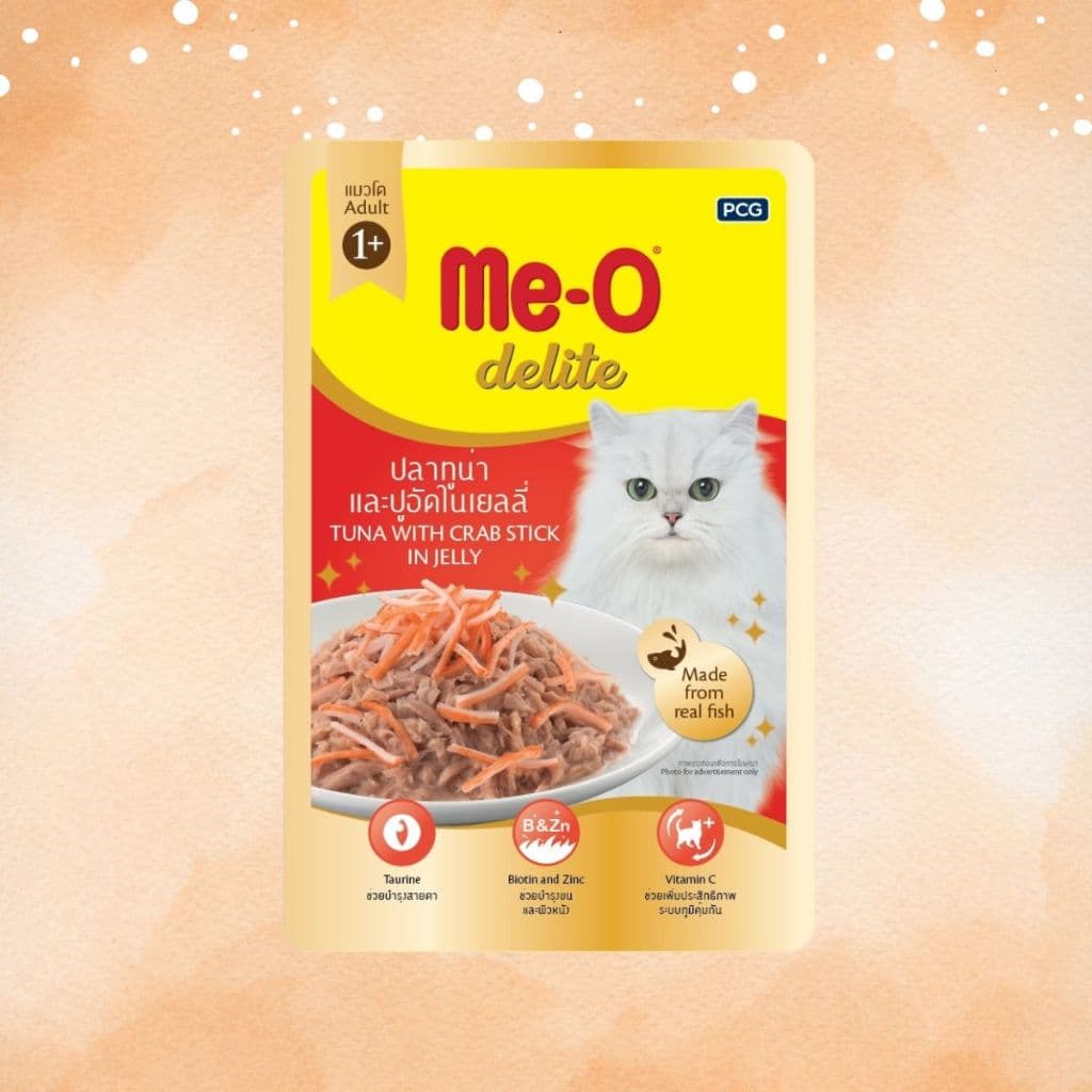 Me-O delite มีโอ ดีไลท์ อาหารเปียกแมวเกรดคุณภาพพรีเมียม รูปที่ 5