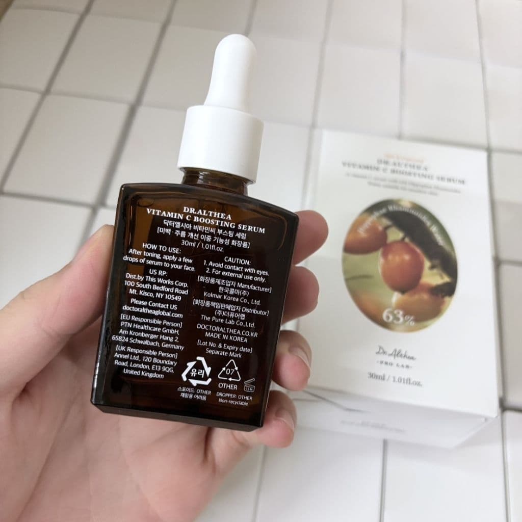 แท้/On Saleอัลเทีย Dr.althea Vitamin C Boosting/Gentle serum 30ml.วิตามินซี รูปที่ 3