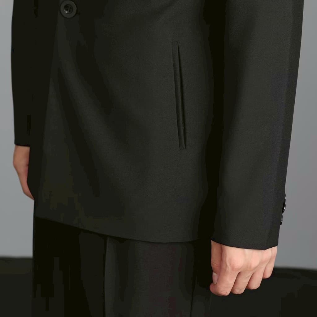 SUIT-M-04 เซ็ตสูทสีพื้น ใส่ทำงาน สไตล์เกาหลี สูทผู้ชายทรงหลวม เซ็ตสูทแฟชั่น ทรงสวยผ้านิ่มใส่สบาย รูปที่ 7
