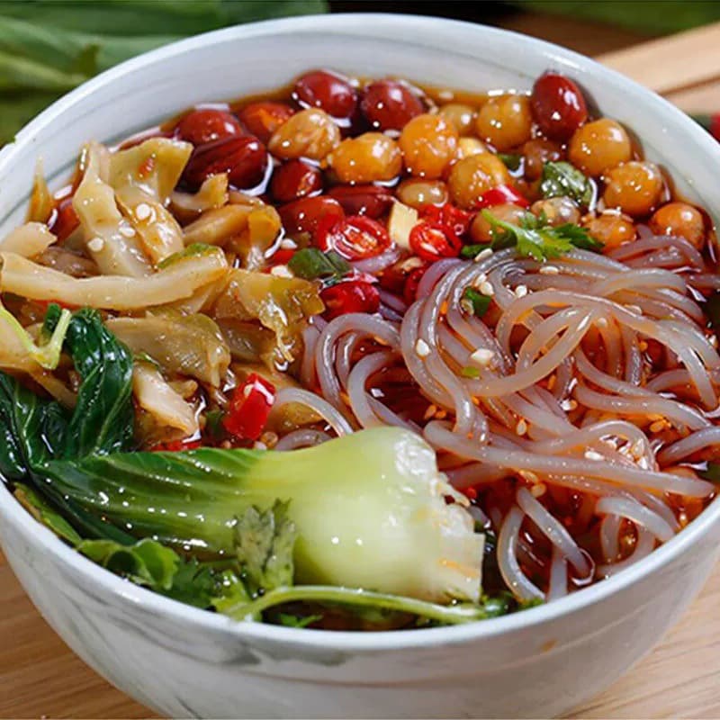 เส้นมันหนึบหม่าล่า เส้นมันแท้ 100% ขนาดใหญ่ 500กรัม-1กิโลกรัม เกรดพรีเมียมหนึบสู้ฟันจากมันแท้ๆเหมือนทานที่ร้าน รูปที่ 3