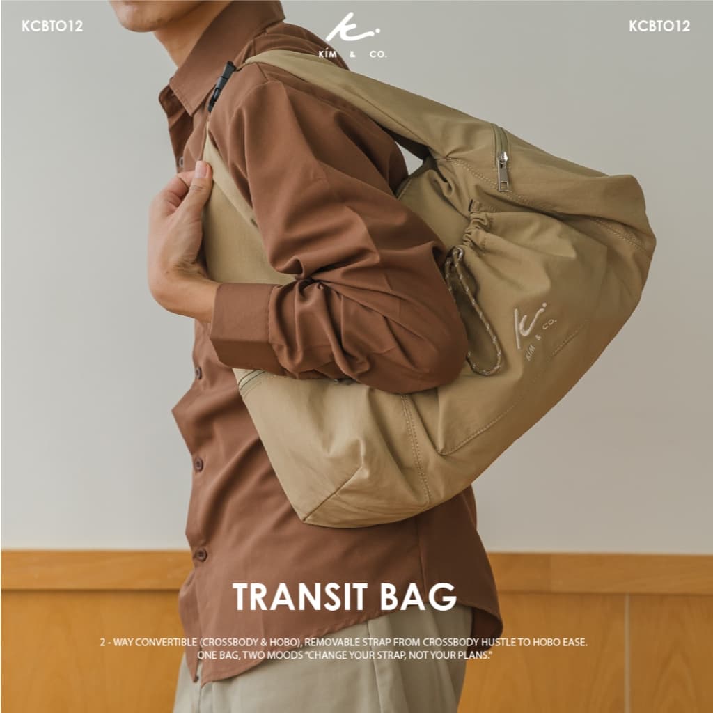 KIM&CO. ORIGINAL – TRANSIT Bag กระเป๋า 2-Way Convertible กันน้ำ สายถอดได้ ใส่ iPad ได้ รูปที่ 4