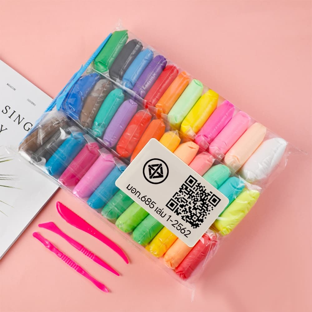 PAYOE diy ดินน้ำมัน ดินเบา ดินเบา 12/24/36 สี ดินเบาเกาหลี ของเล่นเด็ก แฮนด์เมด ปลอดสารพิษ ดินน้ํามันสําหรับเด็ก รูปที่ 9