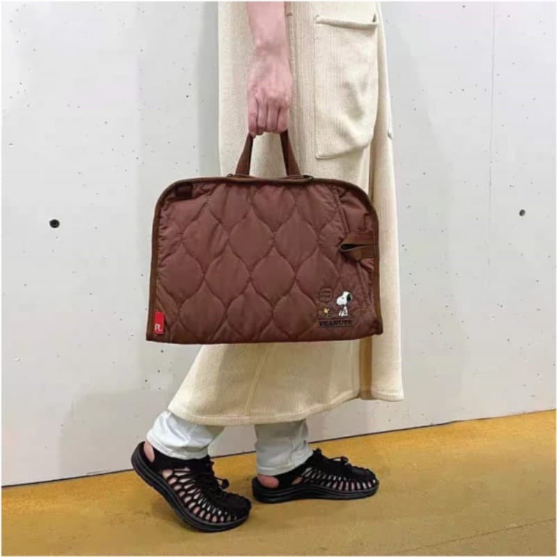B.landd กระเป๋าใส่ไอแพด โน้ตบุ๊ค ขนาด 11"/13” snoopy สนูปปี้ หูหิ้ว สไตล์ญี่ปุ่น รูปที่ 7