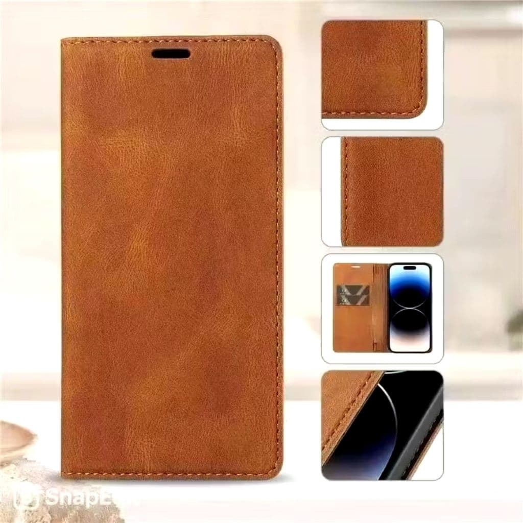 เคสฝาพับหนัง สำหรับ Samsung A23 A53 A73 A52 A52S A33 A32 A32 4G A13 4G A72 A12 M12 A02 M02 A03 A02Sตั้งได้ รูปที่ 2