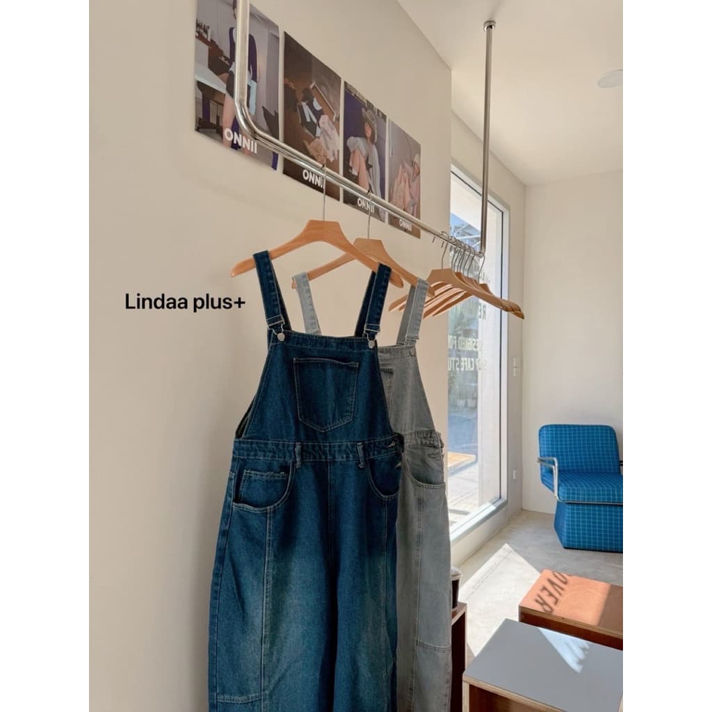 LindaaPlus-- เอี้ยมยีนส์ทรงเบสิค มินิมอลสุดๆ กางเกงเป็นทรงขากระบอกใหญ่พิเศษ buggy jeans รูปที่ 9