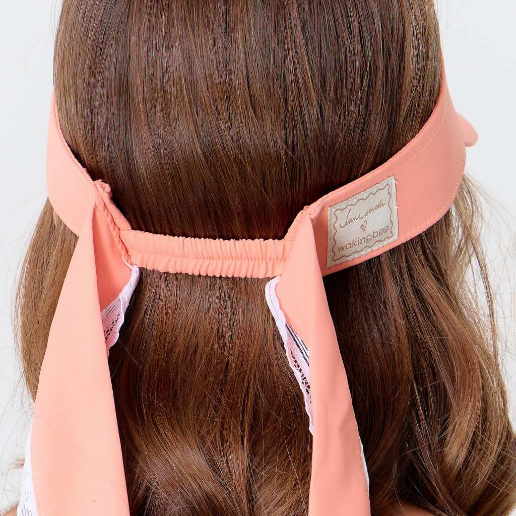 Janesuda x Wakingbee Bow Visor หมวกไวเซอร์ กอล์ฟ เทนนิส โบว์ยาวแต่งขอบลูกไม้ ปีกหมวกกว้าง กันแดดดี รูปที่ 4