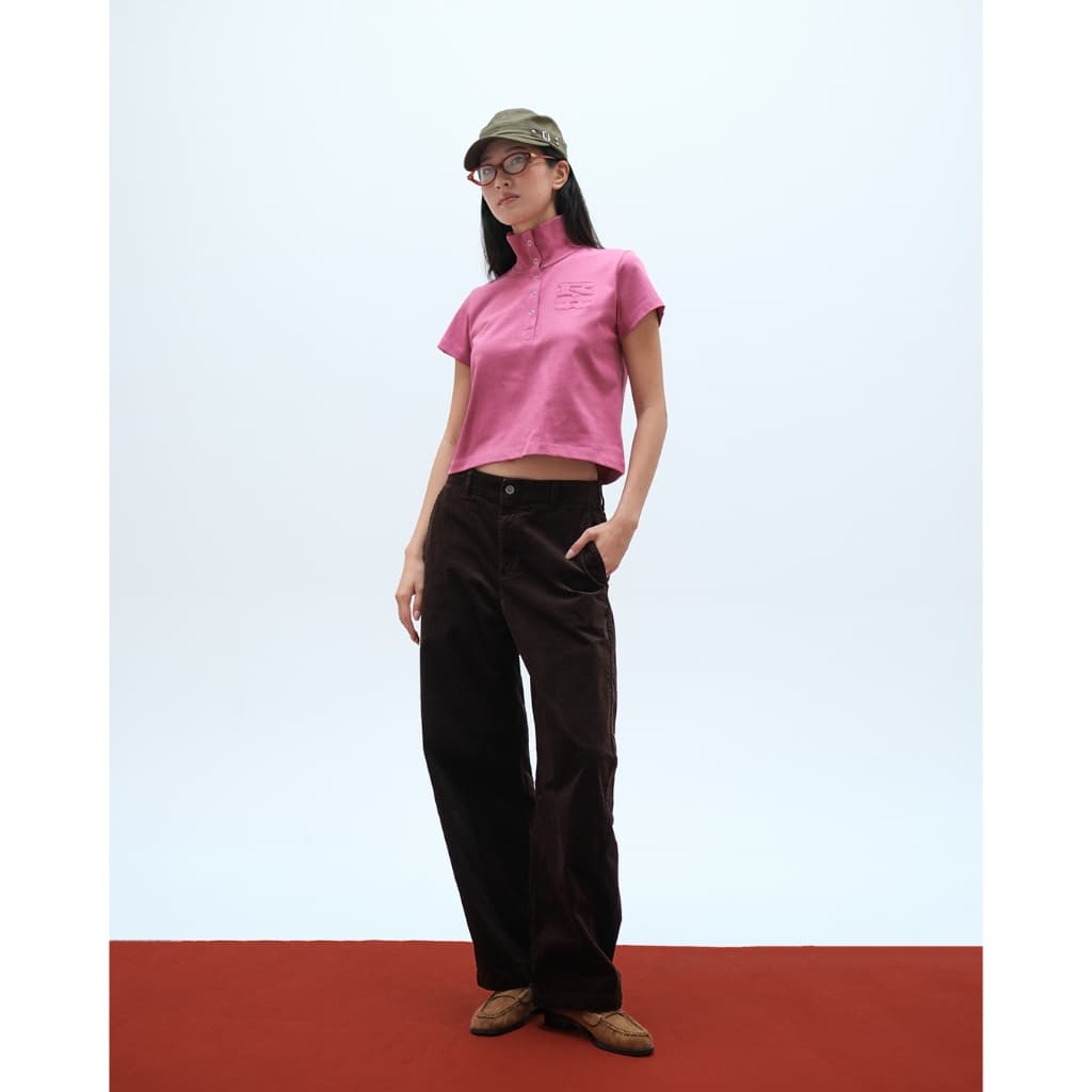 RYA RUBY POLO เสื้อโปโล คอปก คอตั้ง คอปีน ทรงพอดีตัว รูปที่ 6