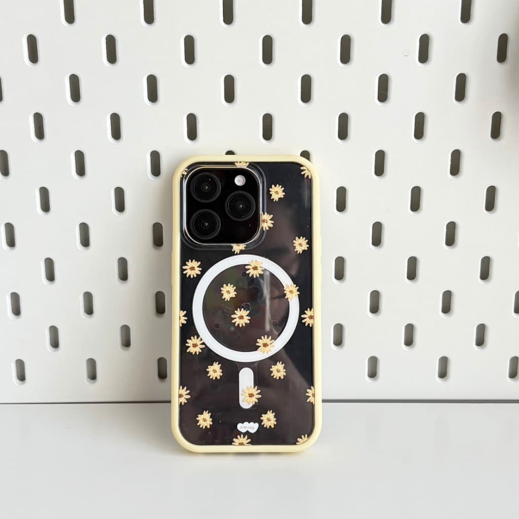 amuse stuff-Color Pop Bumper Case เคสขอบสีด้านหลังใส มีแม่เหล็ก รูปที่ 3