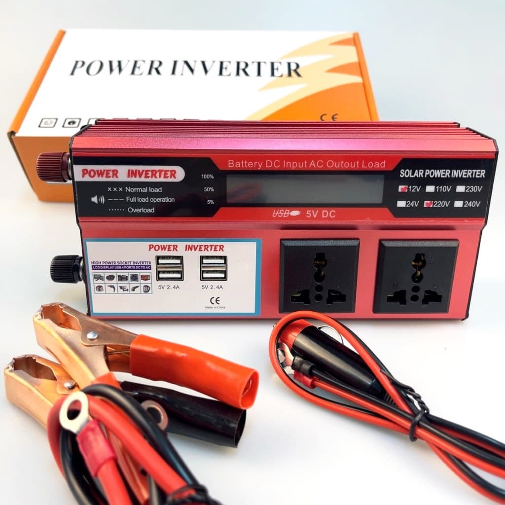 ส่งจากกรุงเทพ อินเวอร์เตอร์6000W inverter pure sine wave inverter 12v to 220vแปลงไฟ รถยนต์หม้อแปลงไฟ รูปที่ 1