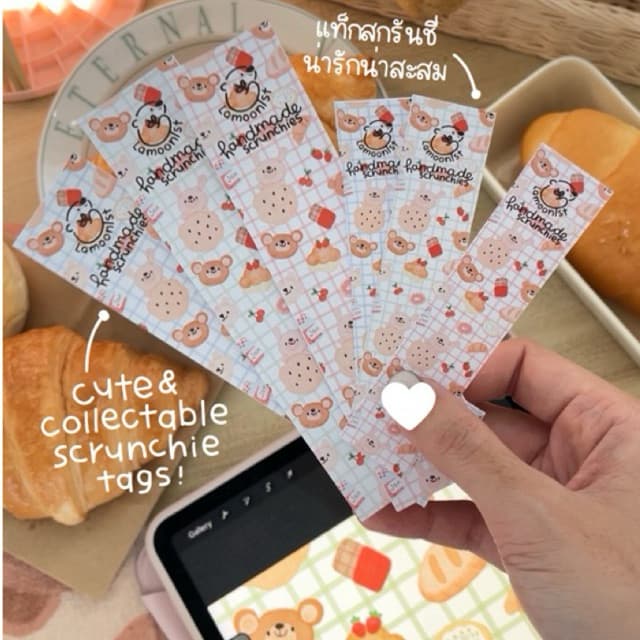 Lamoonist scrunchies • Bearkery collection รูปที่ 5
