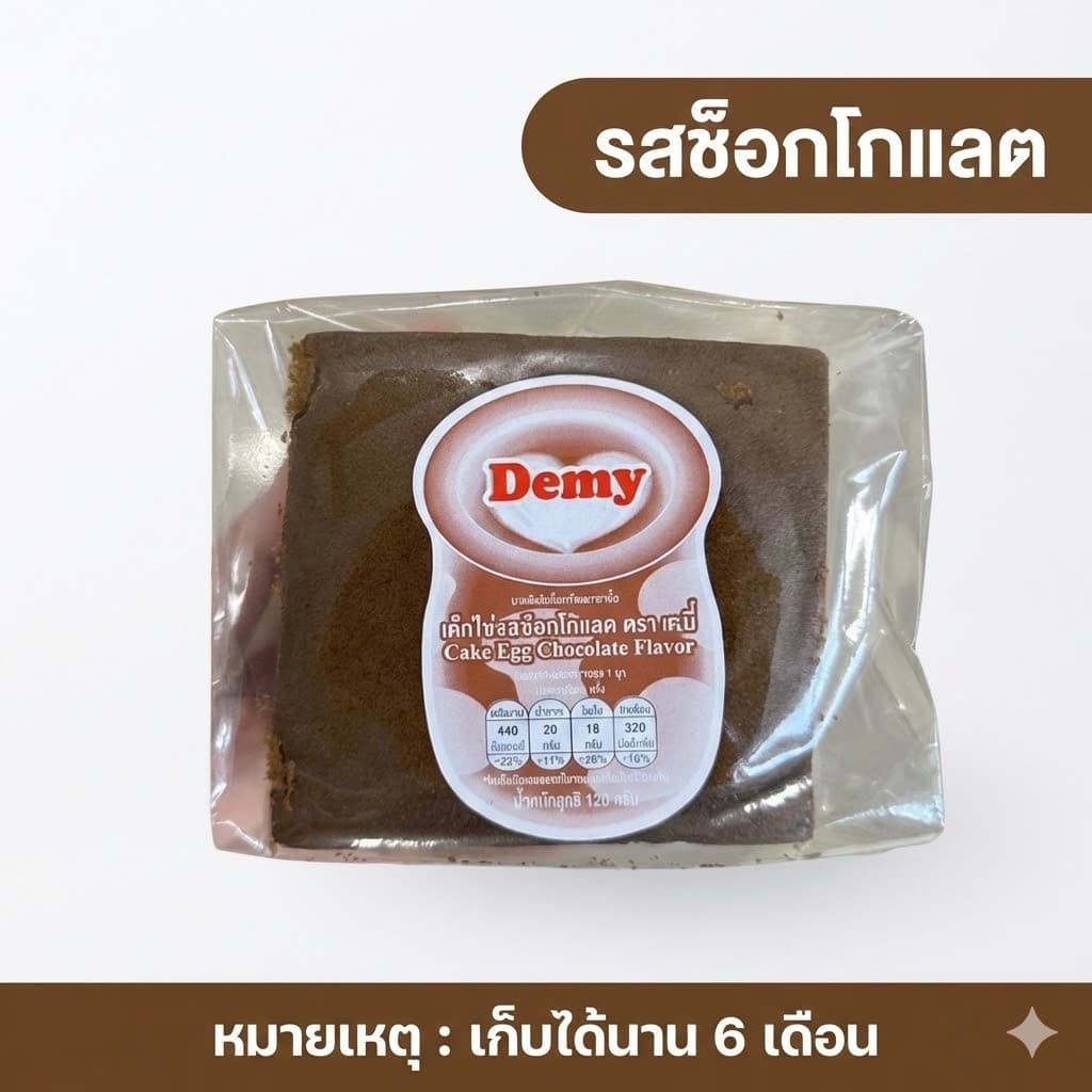 6 ห่อ ขนมเค้กไข่ใต้หวัน เค้กไต้หวัน เลข อย.ไทย หอมนุ่ม ขนาด 120 กรัม Ranli ของกินเล่น ขนมทานเล่น มีให้เลือกหลากรส รูปที่ 7
