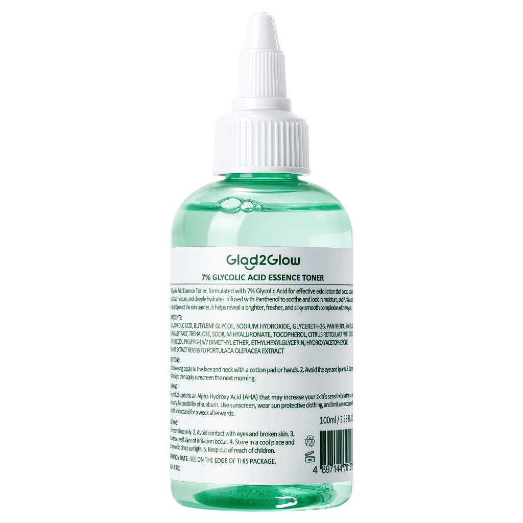 GLAD2GLOW - 7% Glycolic Acid Essence Toner แกลดทูโกลว์ 7% ไกลโคลิค แอซิด เอสเซนส์ โทนเนอร์ 100 มล. รูปที่ 4