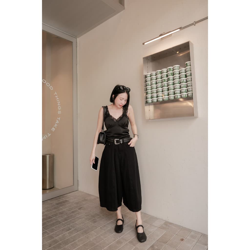 Pumkins Short Jeans กางเกงยีนส์ทรงฟักทองขา9ส่วนรุ่น A927 TAG DARIM รูปที่ 5