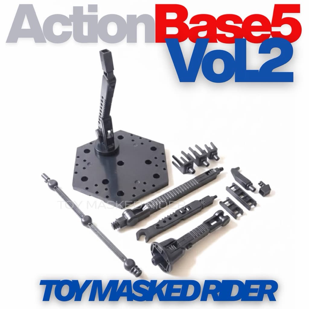 ฐานตั้ง ACTION BASE 5 V2 สำหรับ MGSD MG 1/100 RG HG EG 1/144 มีสี ดำ ขาว ใส เทา งานจีนเหมือนมาก รูปที่ 5
