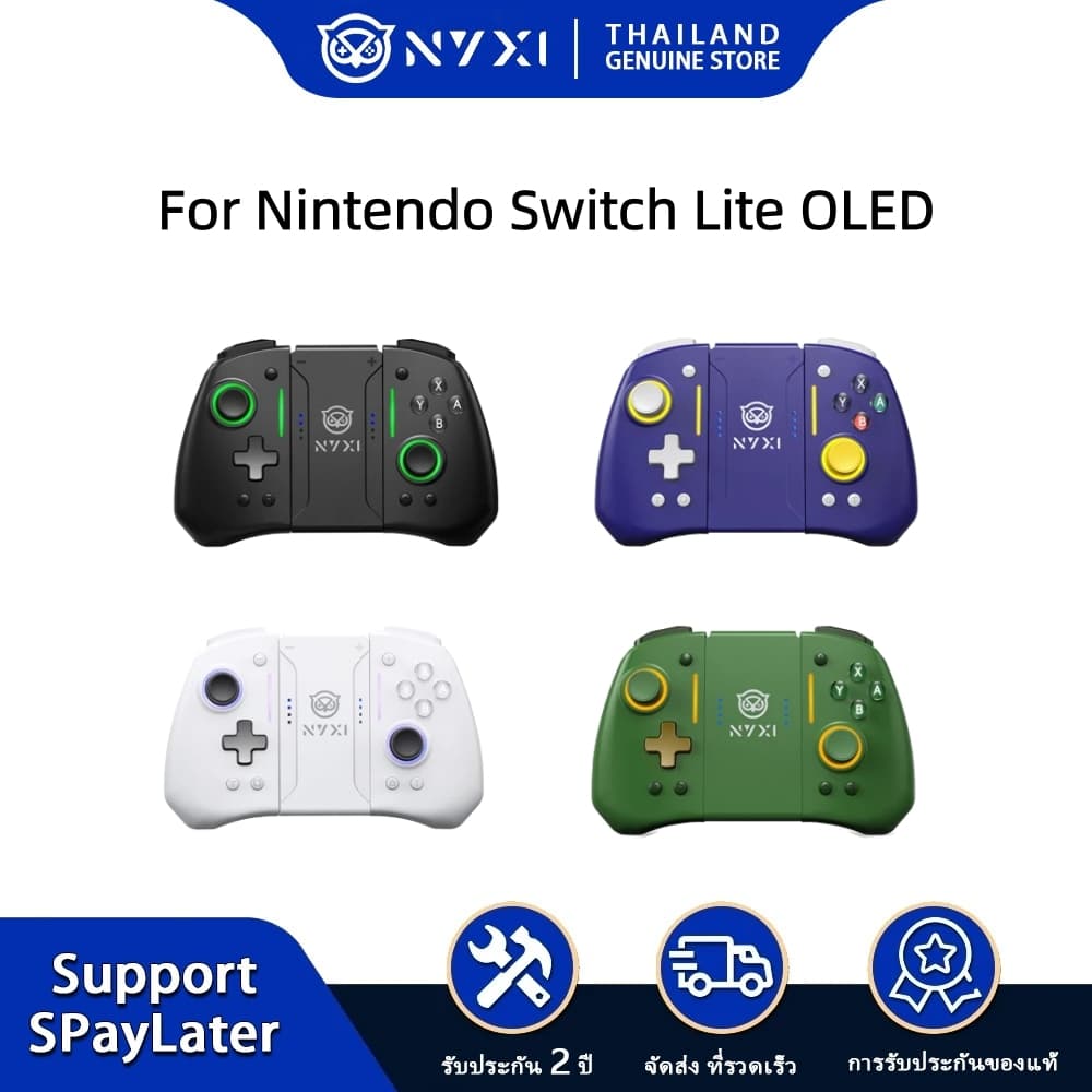 NYXI Hyperion Pro ตัวควบคุมเกมไร้สาย Hall Joy con สําหรับคอนโทรลเลอร์ Nintendo Switch 2 OLED/Lite GamePad controller จอย รูปที่ 1