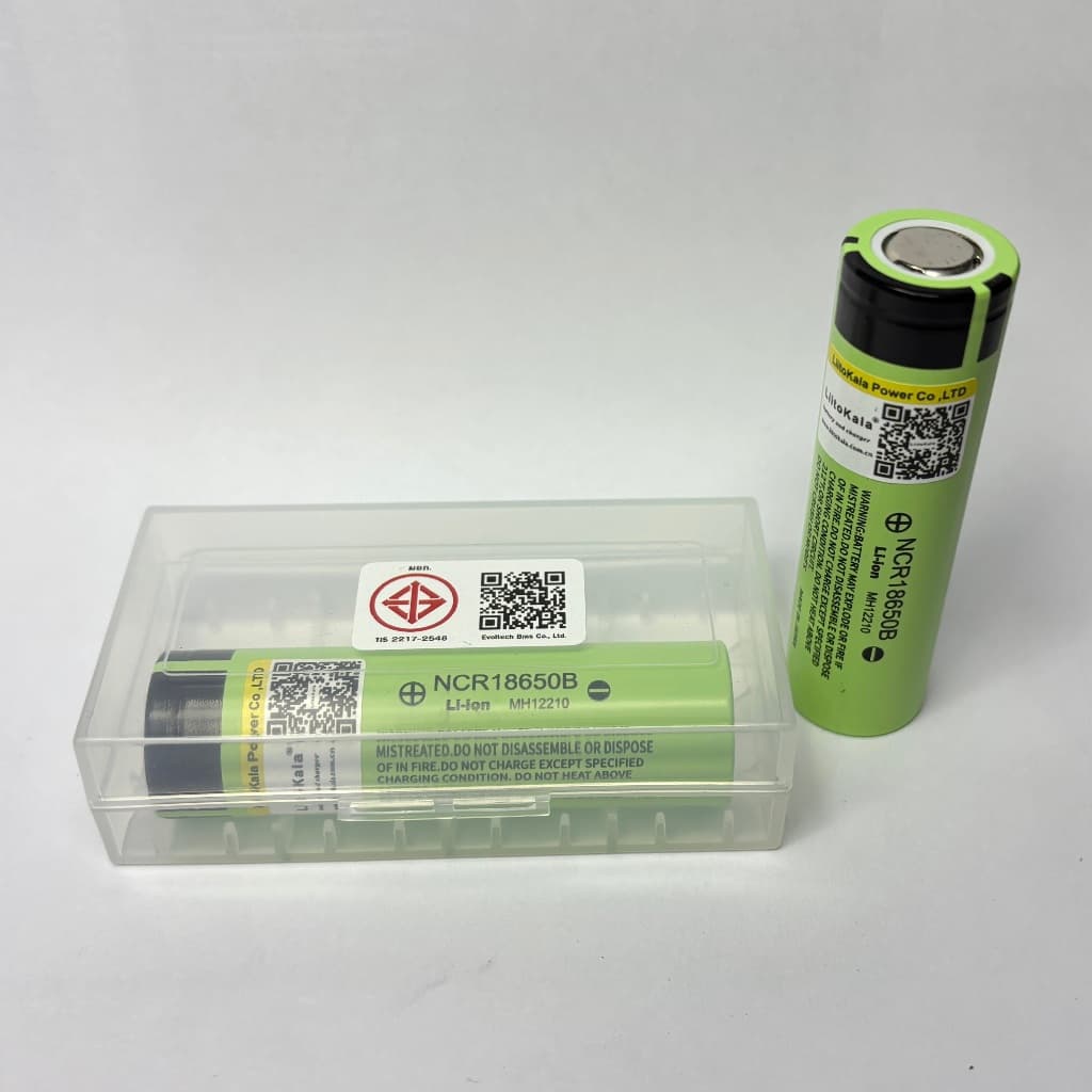 ถ่านชาร์จ 18650 แท้ Liitokala NCR18650B 3400mah หัวนูน 1 ก้อน ประกันความแท้โดย บริษัท LiitoKala รูปที่ 2