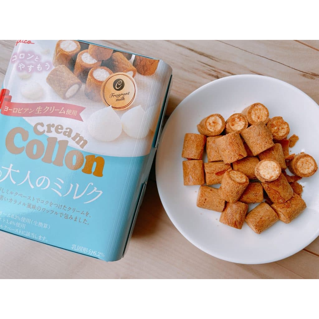glico CreamCollon Milk โคลล่อนสอดไส้ครีมรสนมกรอบหอมครีมนมที่ละมุนเป็นเอกลักษณ์ขนาด48g รูปที่ 6