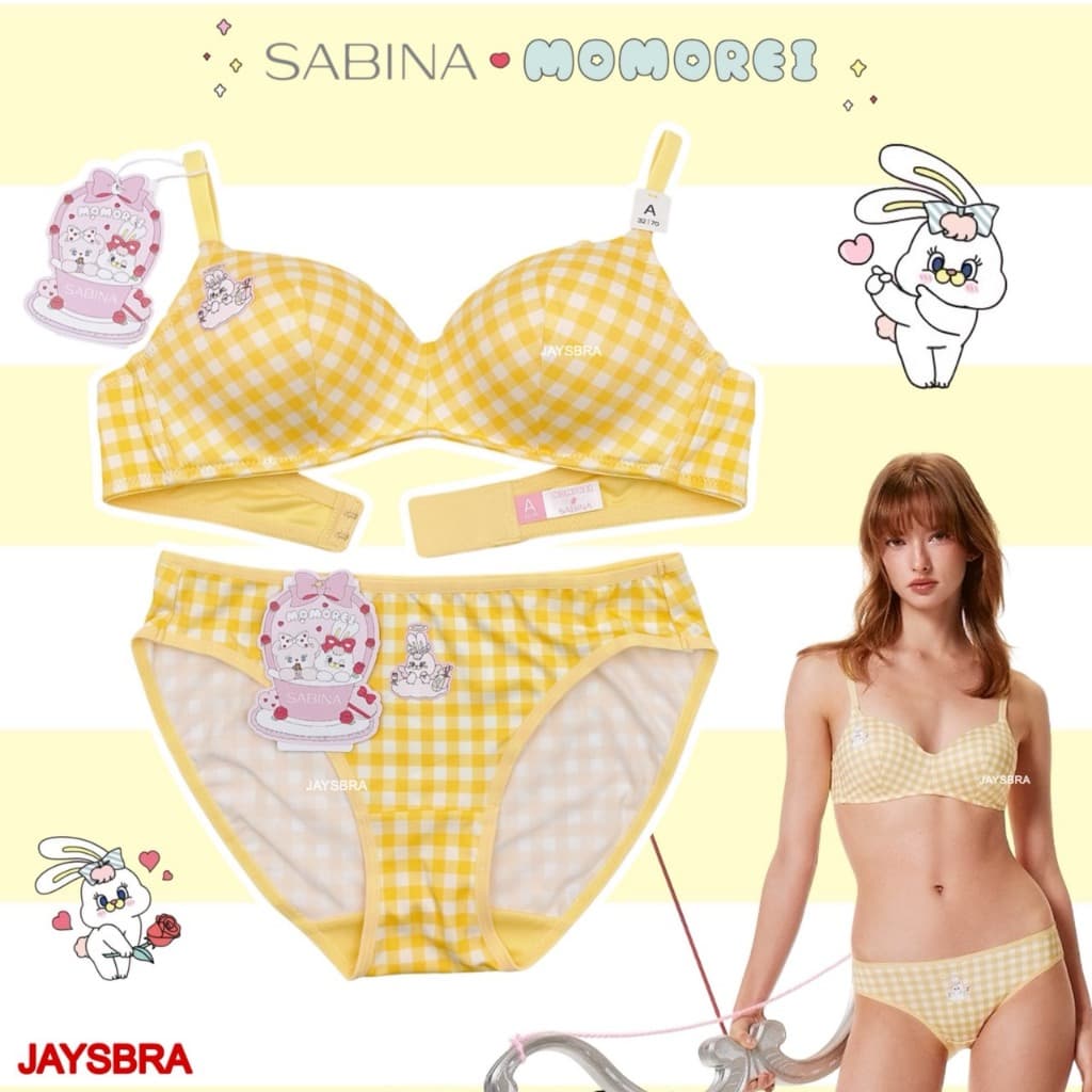 SABINA x Momorei เสื้อชั้นใน กางเกงชั้นใน bikini รหัส NBL25009YD รูปที่ 2
