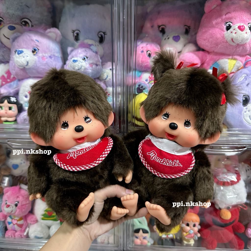 | Monchhichi Plush Premium Standard ม่อนชิสีน้ำตาลออริจินอล รูปที่ 2