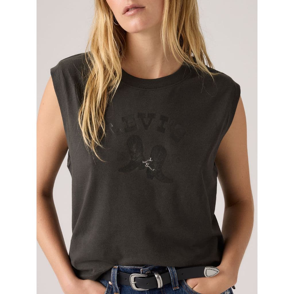 เสื้อแขนกุด Levi's® Women's Graphic Boxy Tank รูปที่ 8