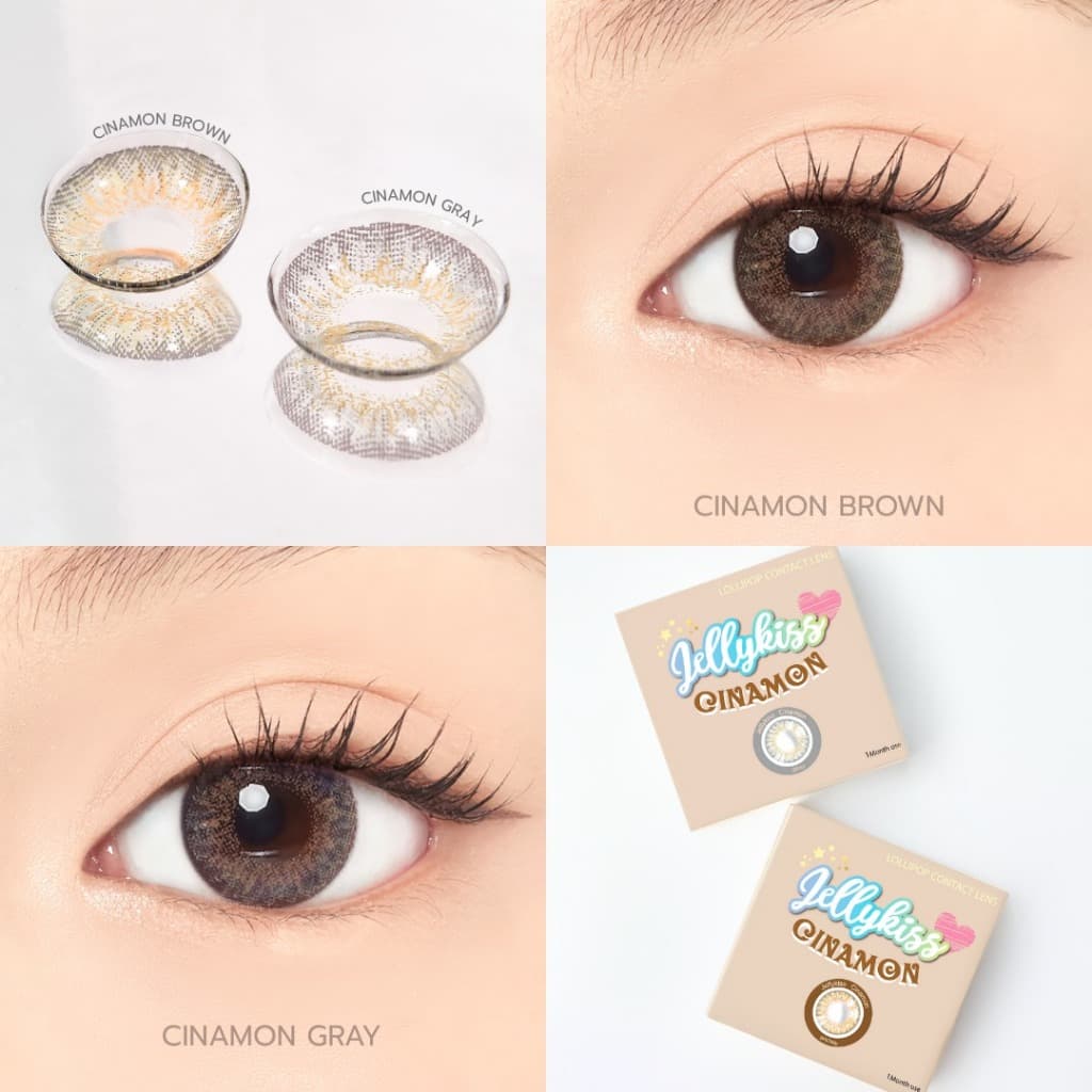 Lollipop Contact Lens รุ่น Cinamon Gray คอนแทคเลนส์ Jellykiss รูปที่ 4