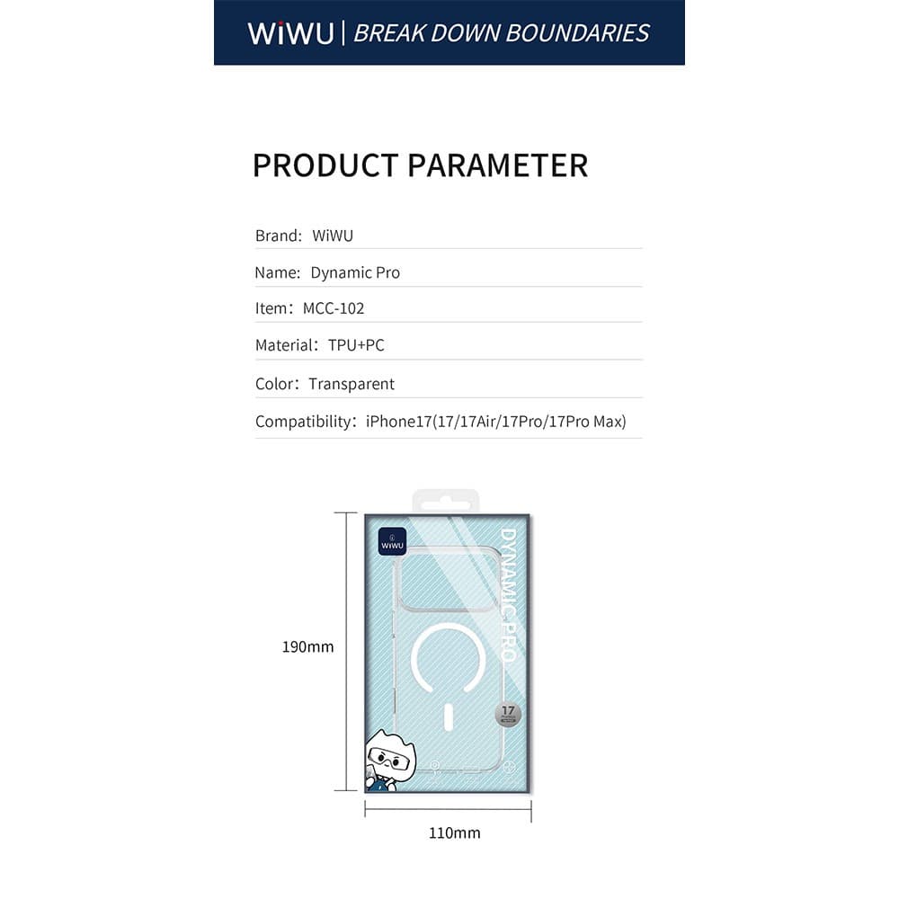 WiWU เคสสำหรับ iPhone 17 / Air / 17 Pro / 17 Pro Max รุ่น Dynamic Pro รูปที่ 8