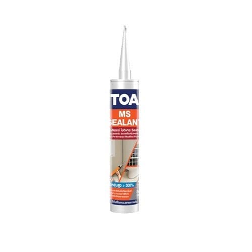 TOA เอ็มเอส ซีลแลนท์ MS Sealant ขนาด 310ml. สีขาว และ สีเทา ยืดหยุ่นสูง ทาสีทับได้ รูปที่ 4