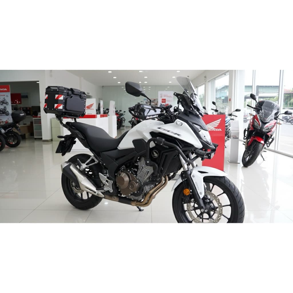 ตัวยกชิวแต่งปรับระดับได้ Honda CB500X 2016-2021 ชิ้นงานสีดำ A รูปที่ 6