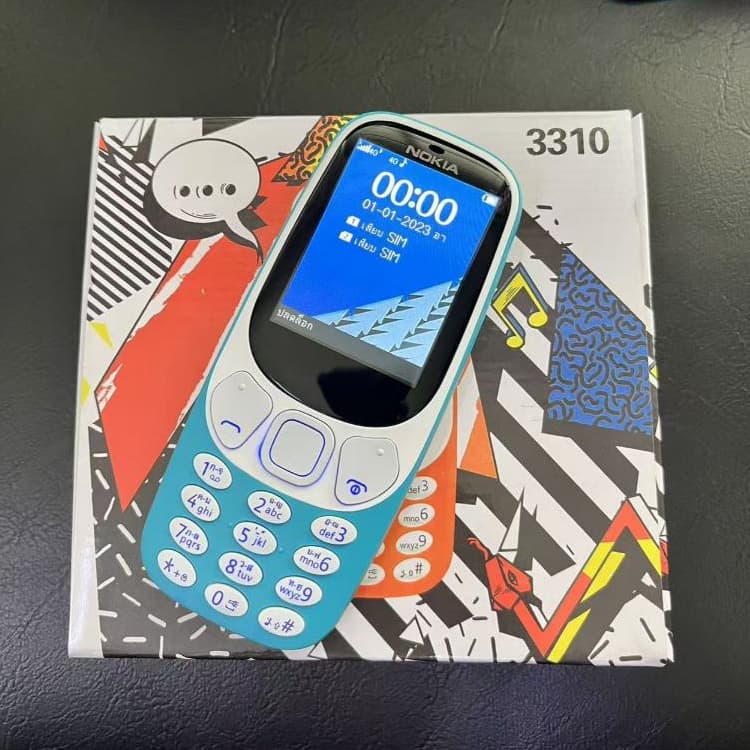 โทรศัพท์มือถือปุ่มกด โนเกีย รุ่น 3310 3G 4G เครื่องใหม่ เเป้นภาษาไทย ปุ่มกดใหญ่ สุดคลาสสิค ใช้งานง่าย รูปที่ 1