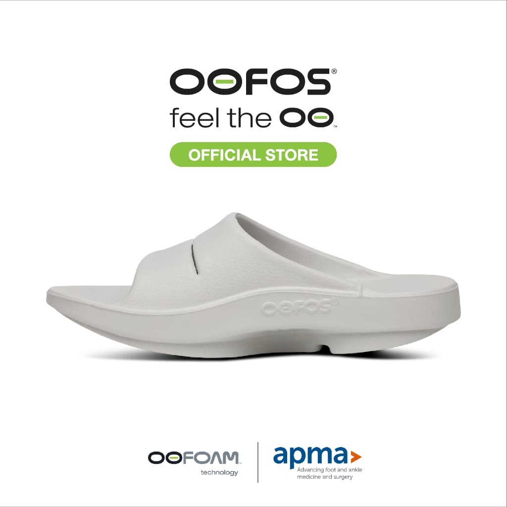 OOFOS OOahh Moonstone รองเท้าเพื่อการฟื้นฟู รูปที่ 6
