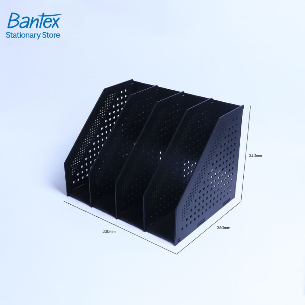 Bantex ชั้นเก็บเอกสาร ตั้งโต๊ะ 2/3/4ช่อง พับเก็บได้ มินิมอล อุปกรณ์สำนักงาน File Holder รูปที่ 5