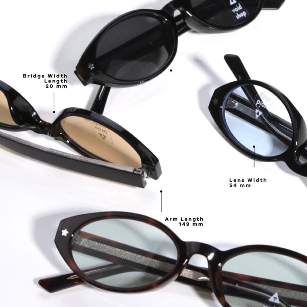 void : MARS แว่นกันแดดติดดาว เลนส์สีอ่อน กัน UV400 Polarized | Sunglasses สำหรับคนหน้าใหญ่ | VOIDEYEWEAR รูปที่ 2
