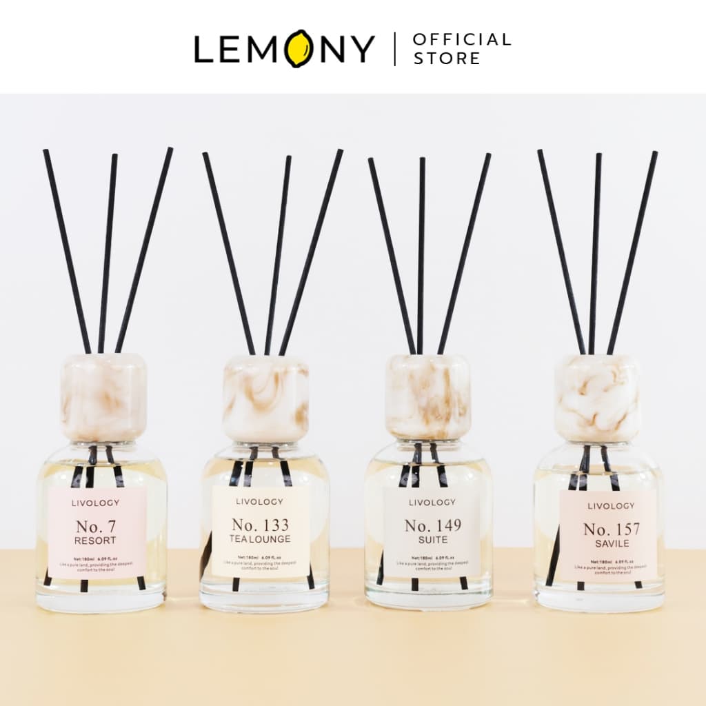 LEMONY ก้านไม้หอมปรับอากาศ LIVOLOGY Maison Atmosphere ขนาด 180 มล. รูปที่ 8