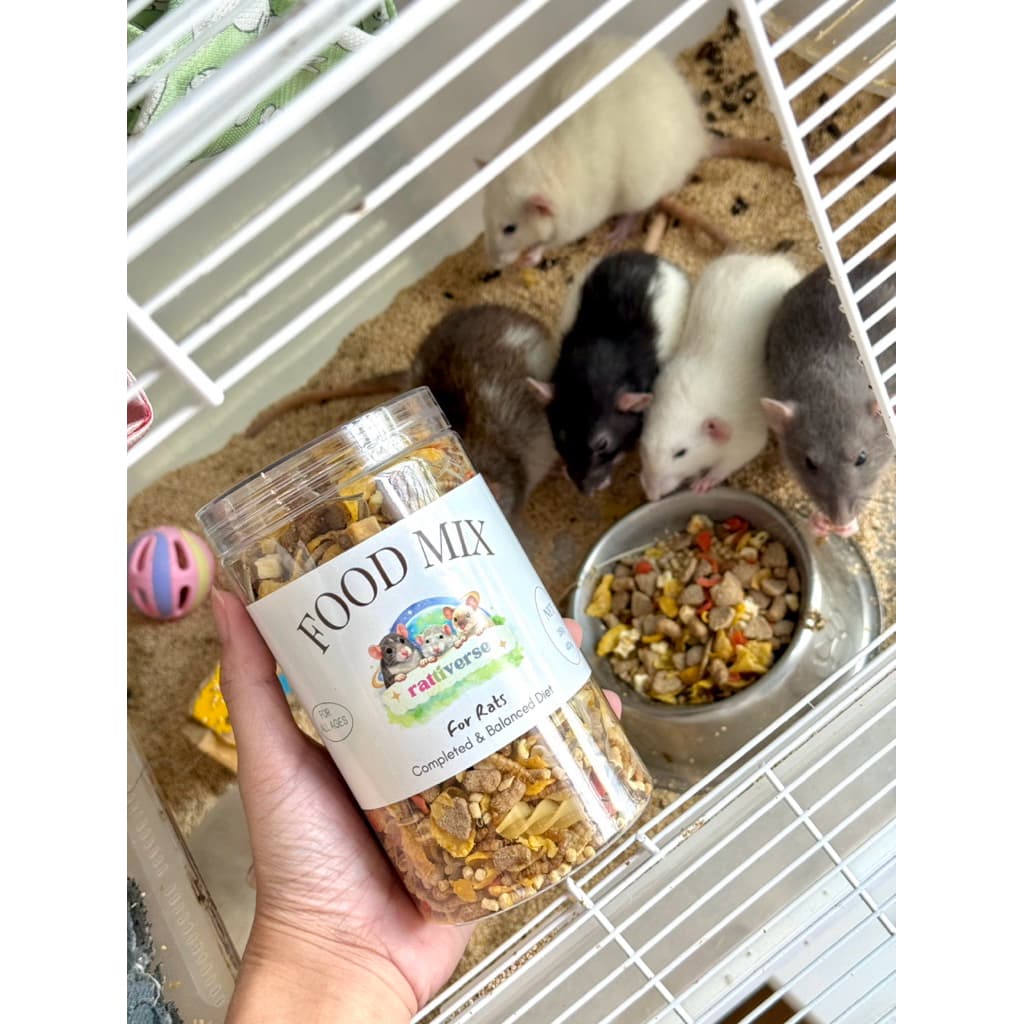 Rattiverse อาหารหนูแรท อาหารผสม สูตร Complete and Balance ไซส์ใหญ่ รูปที่ 5