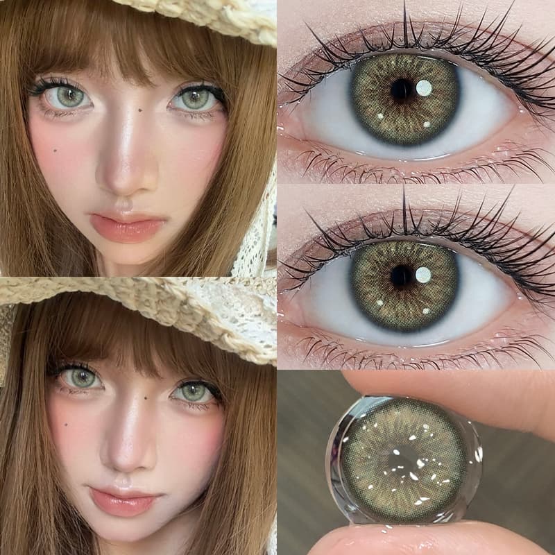 MILL CREEK คอนแทคเลนส์สี 14.2mm ใช้ได้1ปี อย.ย. FDA สวมใส่สบาย ส่งCOD ทั่วไทย รูปที่ 7