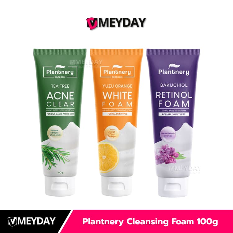 Plantnery Whip Cleansing Foam แพลนท์เนอรี่ วิปโฟม โฟมล้างหน้า 100g รูปที่ 1