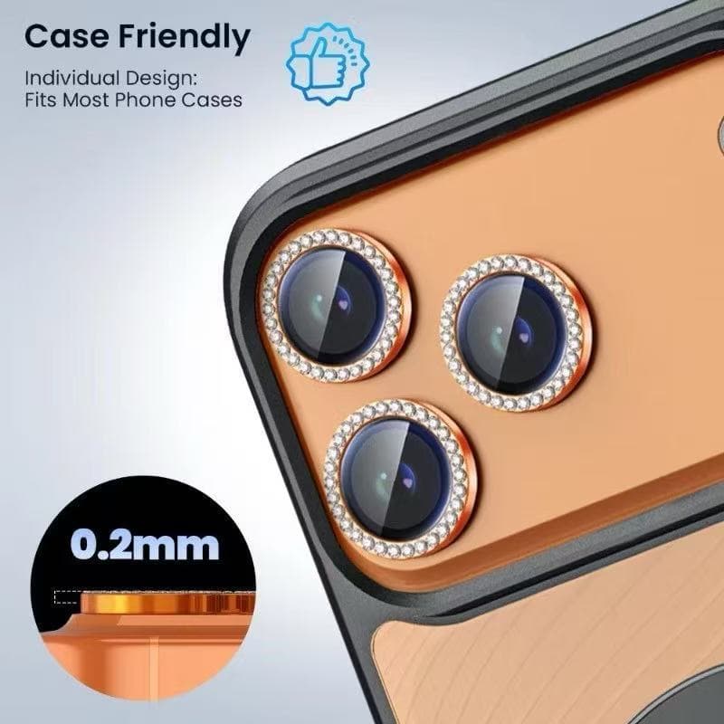 ฟิล์มเลนส์กล้อง เพชร สำหรับ iPhone 17 Pro Max / 17Pro Max CameraFilm รูปที่ 8