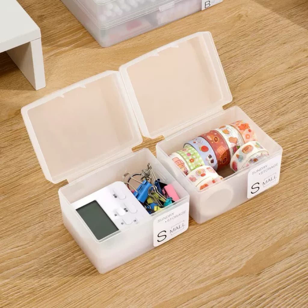 Storage Box – กล่องพลาสติกใสเก็บของจิ๋ว | กล่องนามบัตร การ์ด เครื่องประดับ รูปที่ 4