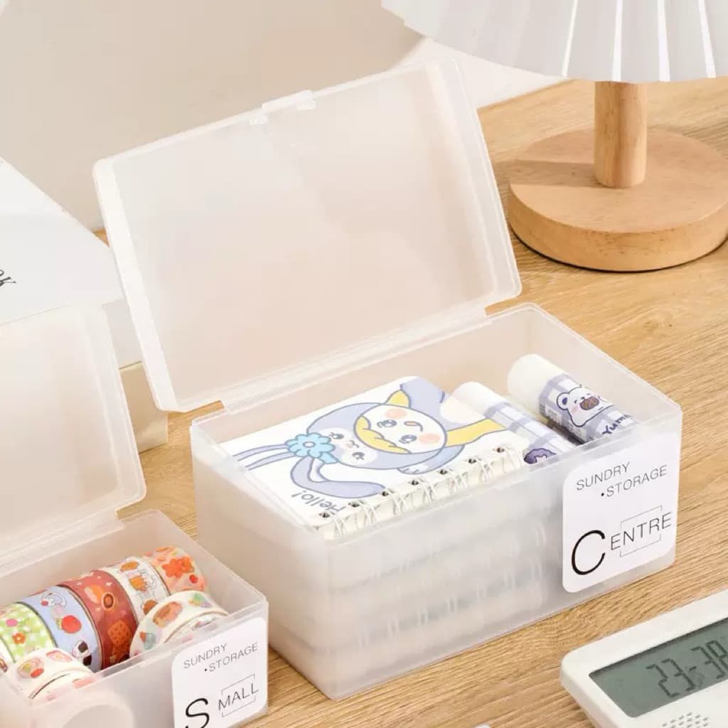 Storage Box – กล่องพลาสติกใสเก็บของจิ๋ว | กล่องนามบัตร การ์ด เครื่องประดับ รูปที่ 5