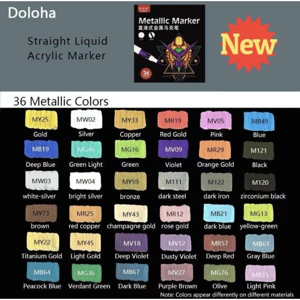 ปากกามาร์คเกอร์ DOLOHA: Acrylic Market รูปที่ 8