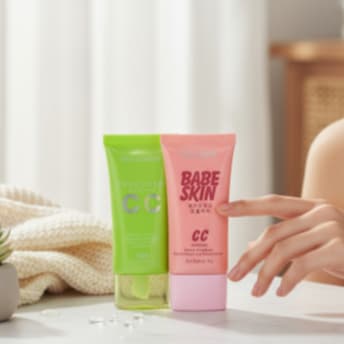 CC Cream Skin Care to be a beautiful girl สีเขียว 40 ml. รูปที่ 1